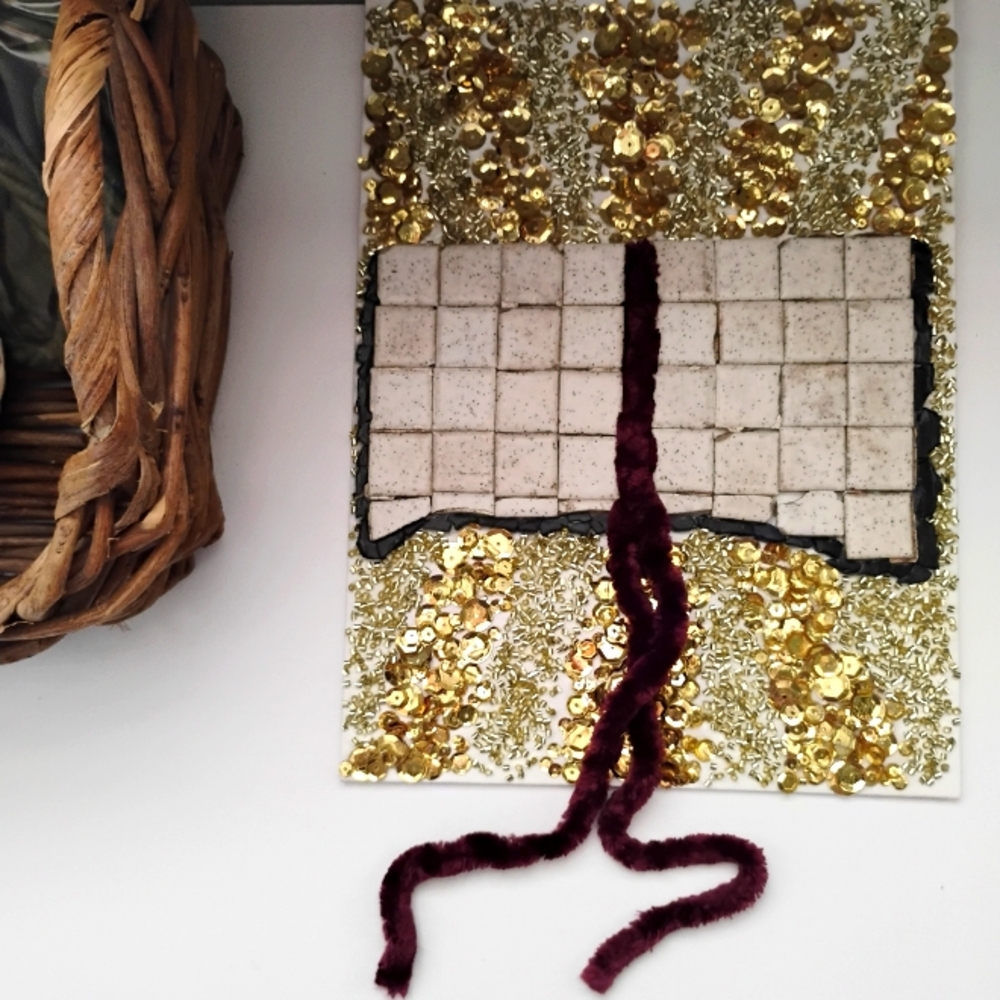 custom mosaic fragment art.